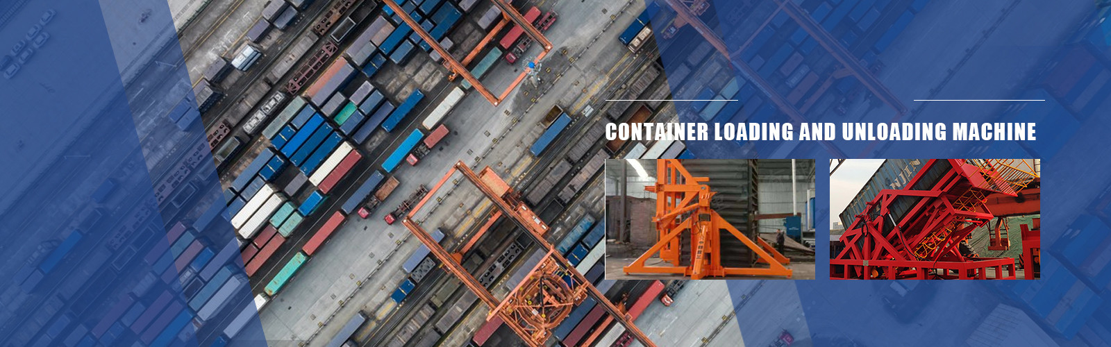Maschine zum Be- und Entladen von Containern