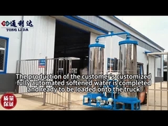 Edelstahl 2 Behälter Wasserweißmacher System Kontinuierlicher Doppelbehälter Wasserweißmacher